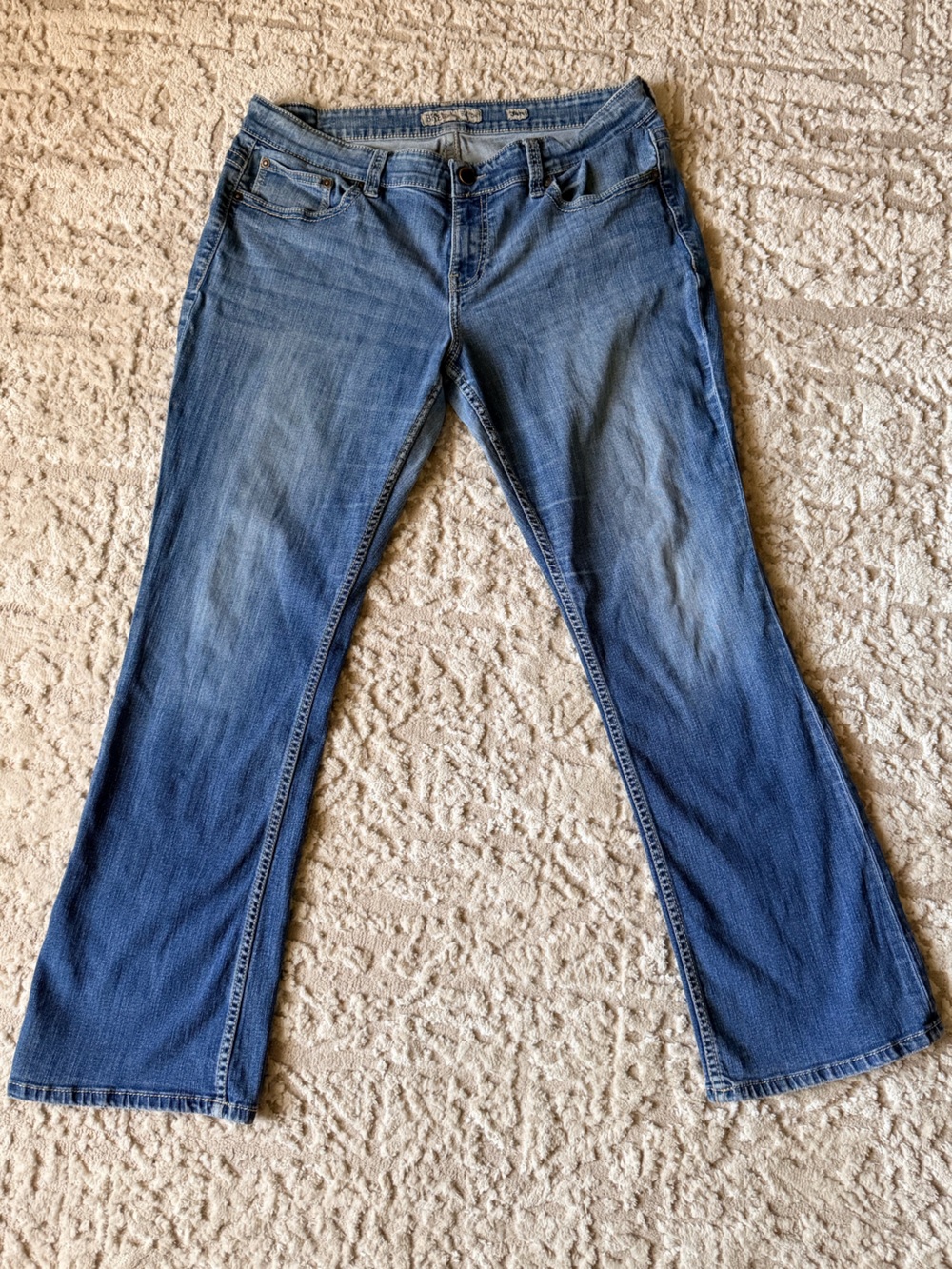 BKE Women's Boot Cut Jeans - Light Blue